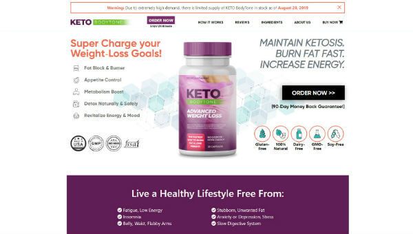 KETO BodyTone benefits